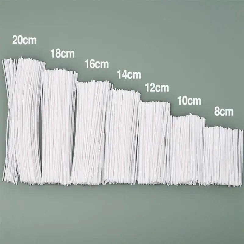 30-100 cái/bộ Bấc nến Cotton sáp bộ lõi sáp không khói tự làm lõi sáp đậu nành bấc đèn dầu hỏa dệt cung cấp vật liệu làm nến