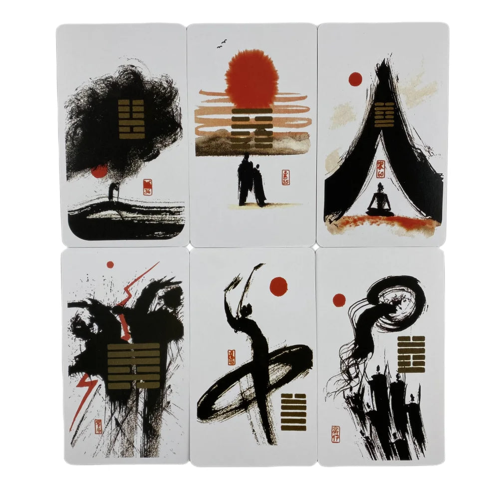 Wisdom Of China I Ching Tarot Cards Divination Deck English Vision Edition Oracle Board Playing Game For Party