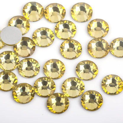 Glitter Crystal стразы Non Hotfix Rhinestones DIY Glass Rhinestone Flatback Diamond Nails Crystals Strass For Nail Charms Dress