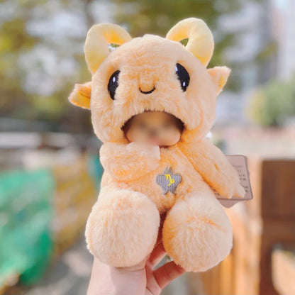 Thú Nhồi Bông Hoạt Hình Dễ Thương 12 Con Giáp Tư Thế Ngồi Biến Hình Siêu Dễ Thương Quà Tặng Đồ Chơi Sang Trọng Phụ Kiện Anime