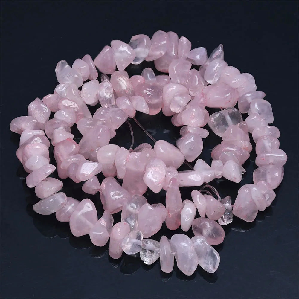 16 inch Natural Stone Beads Chips Beads 5-8mm Irregular Crystal Agate Gravel Beads Diy Bracelet For Jewelly HK058