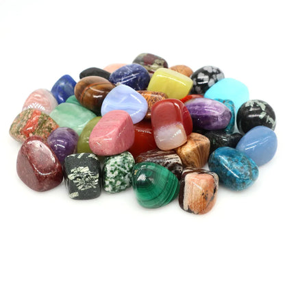 Natural Tumbled Stones Healing Crystals Quartz Gems Bulk Ore Gravel Specimen Energy Mineral Tank Aquarium Garden Home Decoration