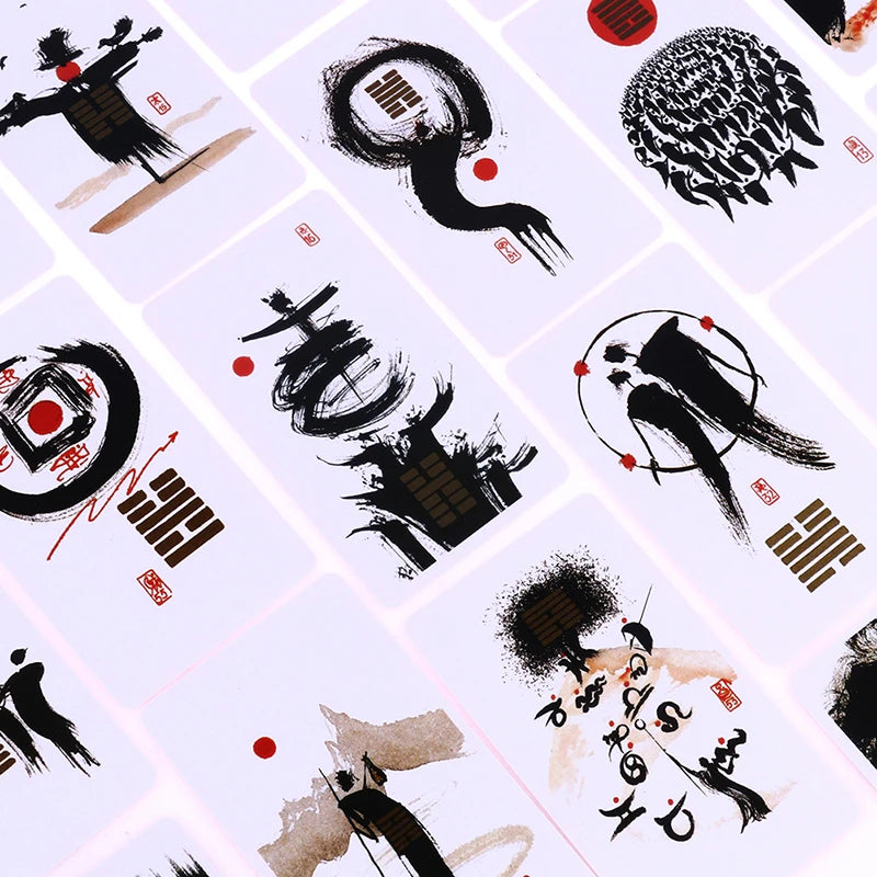 Wisdom Of China I Ching Tarot Cards Divination Deck English Vision Edition Oracle Board Playing Game For