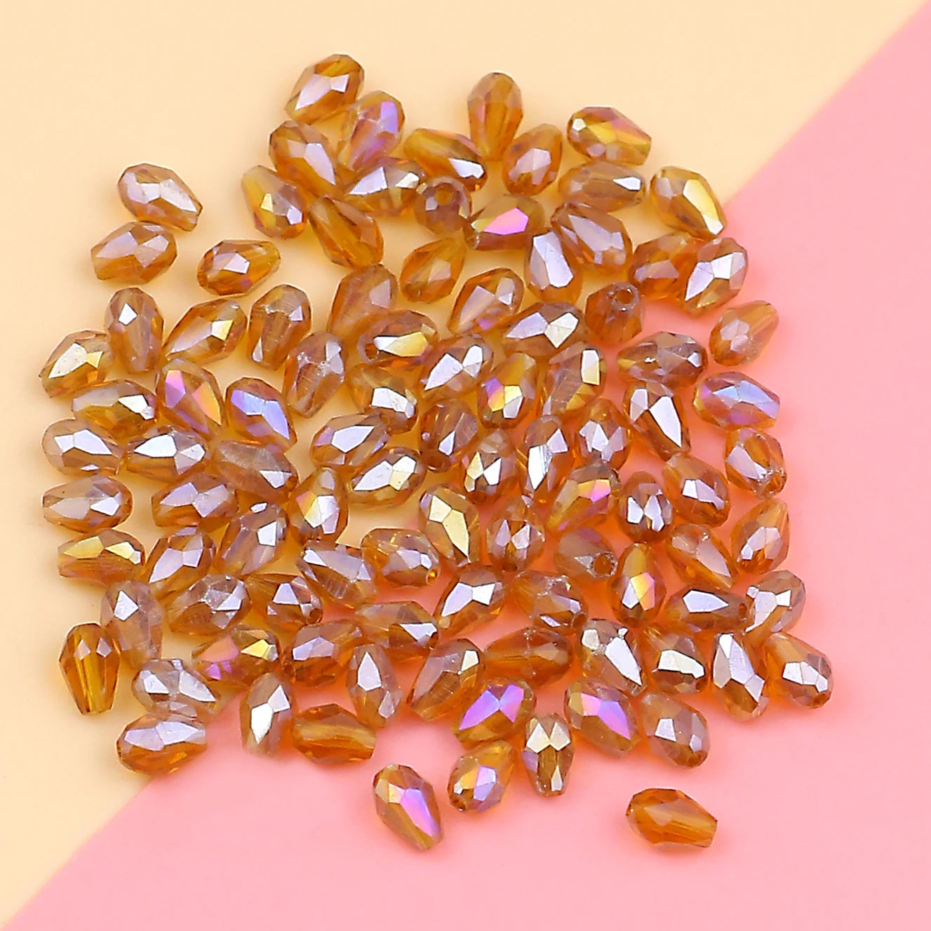 High-grade exquisite Austrian color crystal beads 3X5mm/100PCS crystal faceted beads jewelry DIY bracelet necklace accessories