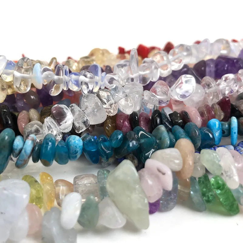 Natural Chips Stone Beads Irregular Gravel Crystal quartz Beads For Jewelry Making DIY Bracelet Necklace Accessories 16inches
