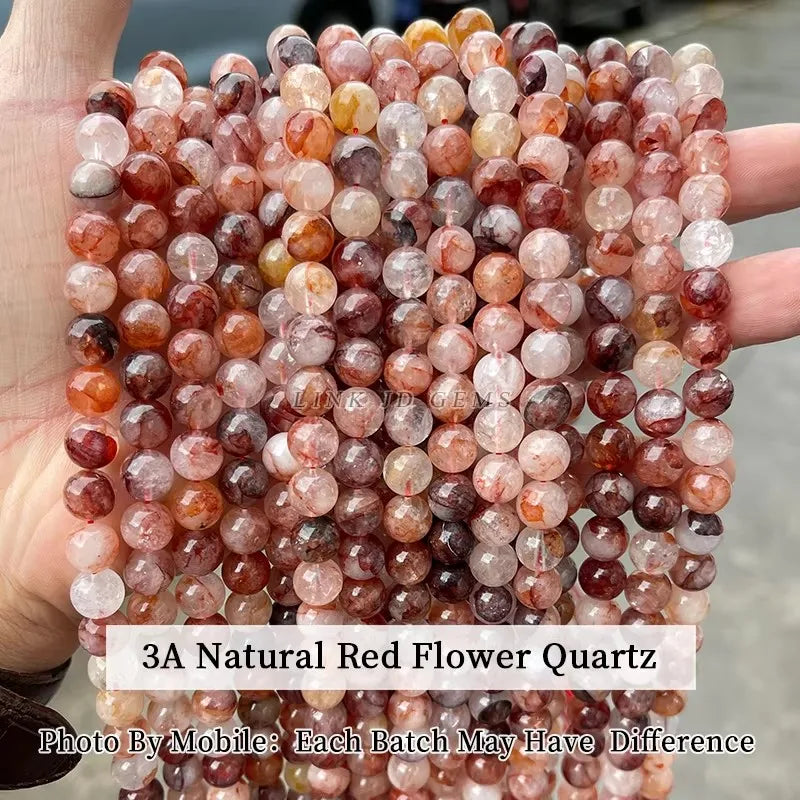 3A Natural Rock Quartz Beads Round Loose Spacer Flaws White Crystal For Jewelry Making Bracelet Necklace Diy Accessory Findings