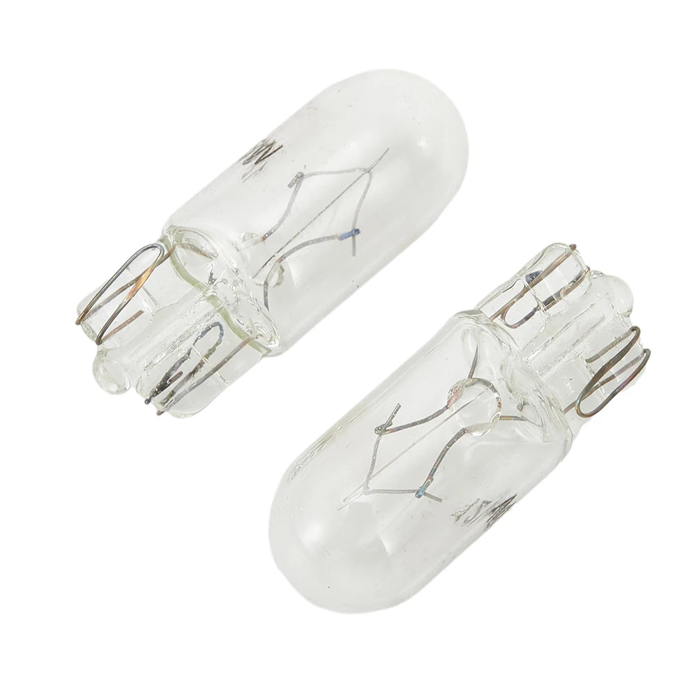 100PCS 194 T10 Clear Wedge Incandescent Instrument Panel Light Bulbs  Cars Trucks Motorcycles Instrument Panel Bulb Lamp