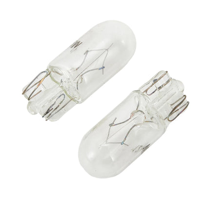 100PCS 194 T10 Clear Wedge Incandescent Instrument Panel Light Bulbs  Cars Trucks Motorcycles Instrument Panel Bulb Lamp