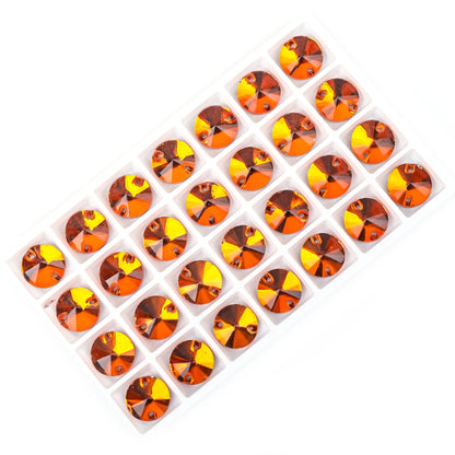 VC All Size Crystal Rhinestone AB Round Flatback Clothing Shell Beads Wedding Accessories Are Used For Decoration And DIY