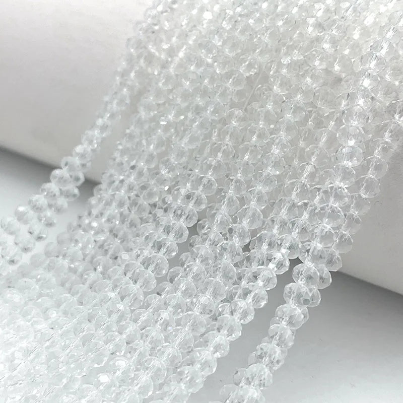 Colorful 2/3/4/6/8/10mm Austria Faceted Crystal Glass Beads For Jewelry Making DIY Accessories