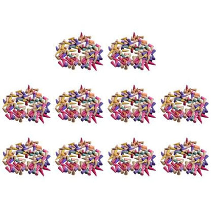 60-600pc Natural Reflux Tower Incense Smoke Odor Remove Anxiety Relief Fragrance Incense Cone Meditation Relaxation Aromatherapy