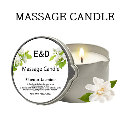 Massage Oil Candle,for Stress Relief and Skin Moisturizing,scented candles aromatherapy SM Product Spa Essentials,luxury candles