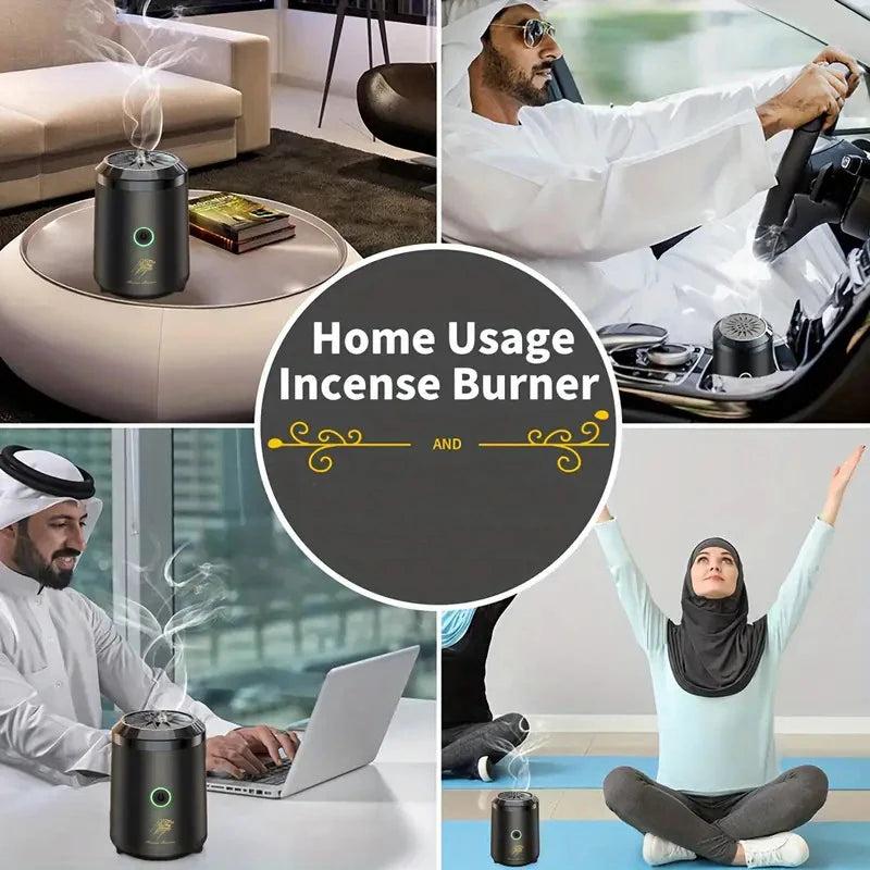USB charging spice burner, portable electric aromatherapy diffuser - a popular small electric incense burner