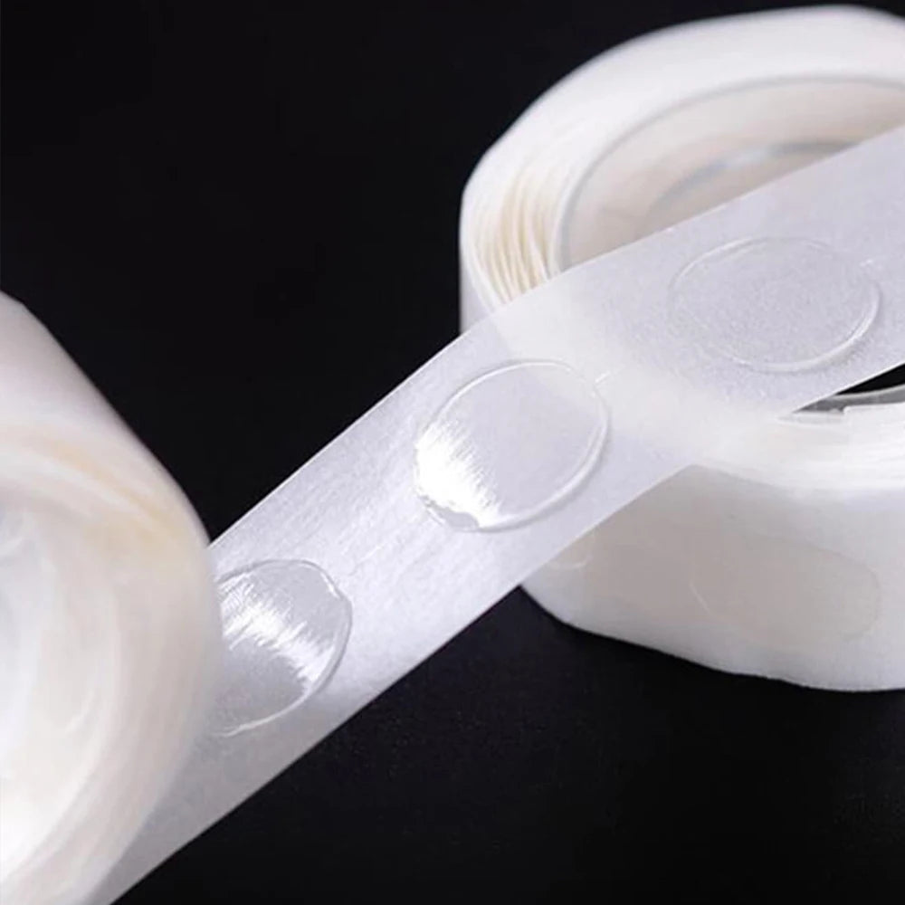 100 Dots/Roll Candle Wick Stickers 13mm Double-Sided Adhesive Glue Stickers Balloon Tape Removable DIY Candle Making
