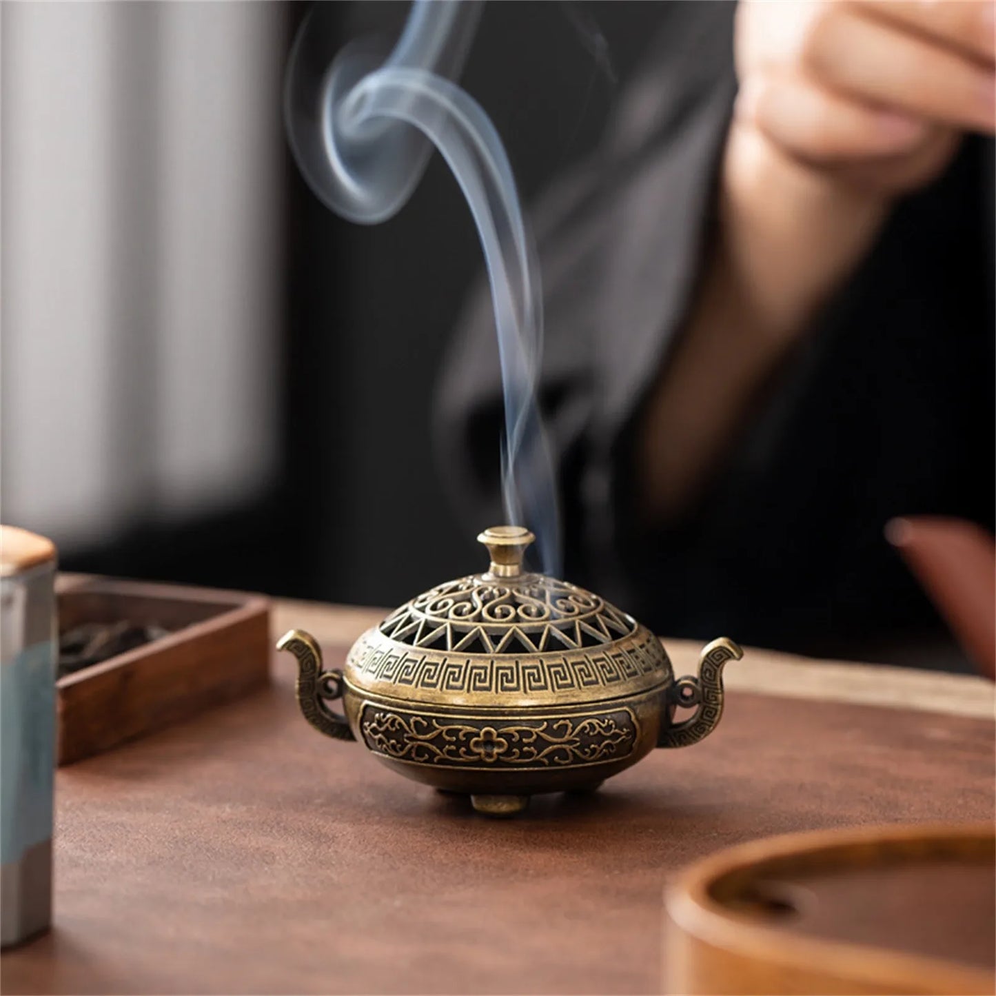 Classic Style Incense Burner Household Room Aroma Diffuser Frame Aroma Diffuser Decoration Tea Ceremony Peripheral Products