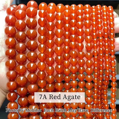 3A Natural Rock Quartz Beads Round Loose Spacer Flaws White Crystal For Jewelry Making Bracelet Necklace Diy Accessory Findings