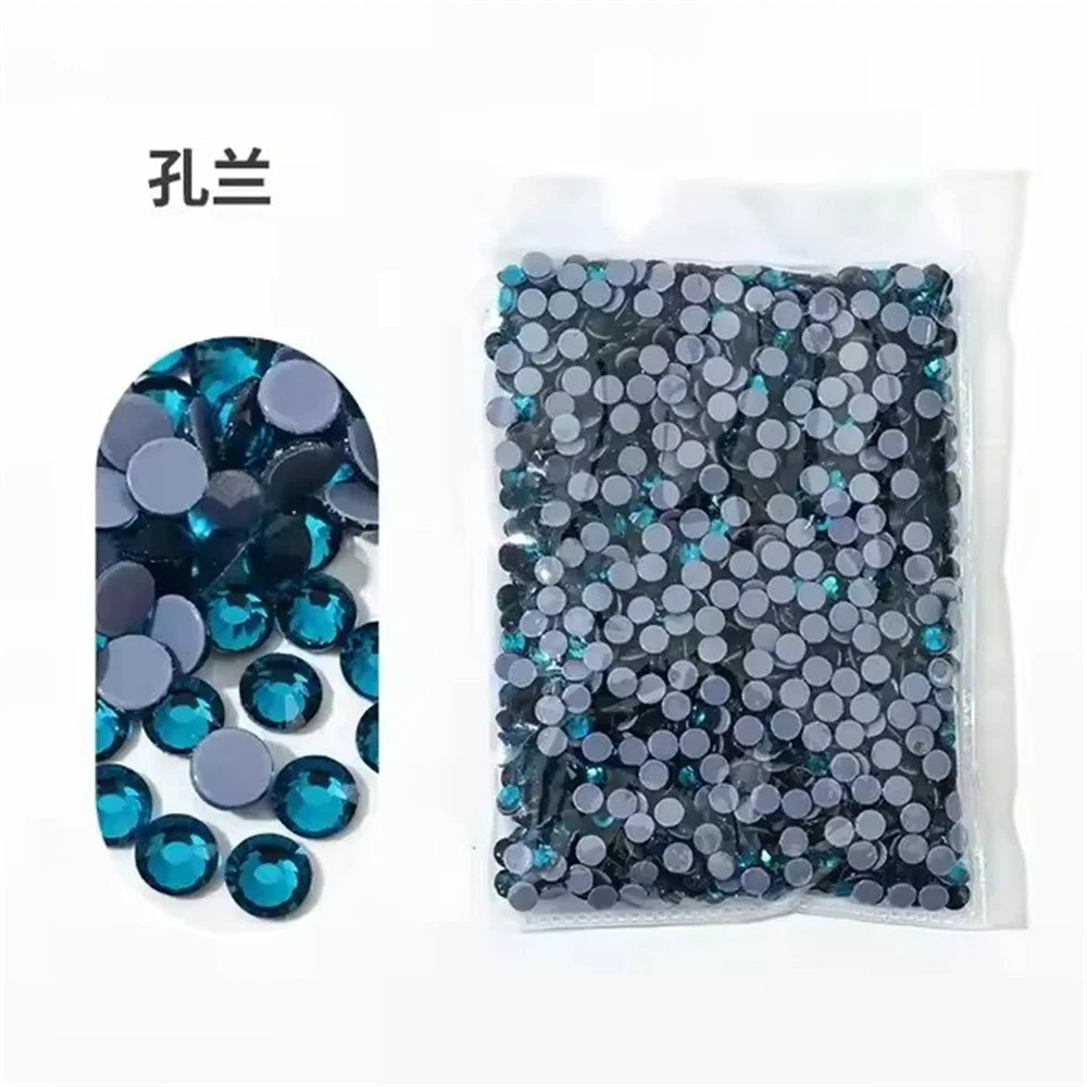 High Quality bulk Hotfix Rhinestones Ss6-ss30 Стразы Flatback Stones Glitter Crystal And Strass For Diy Nail Accessories
