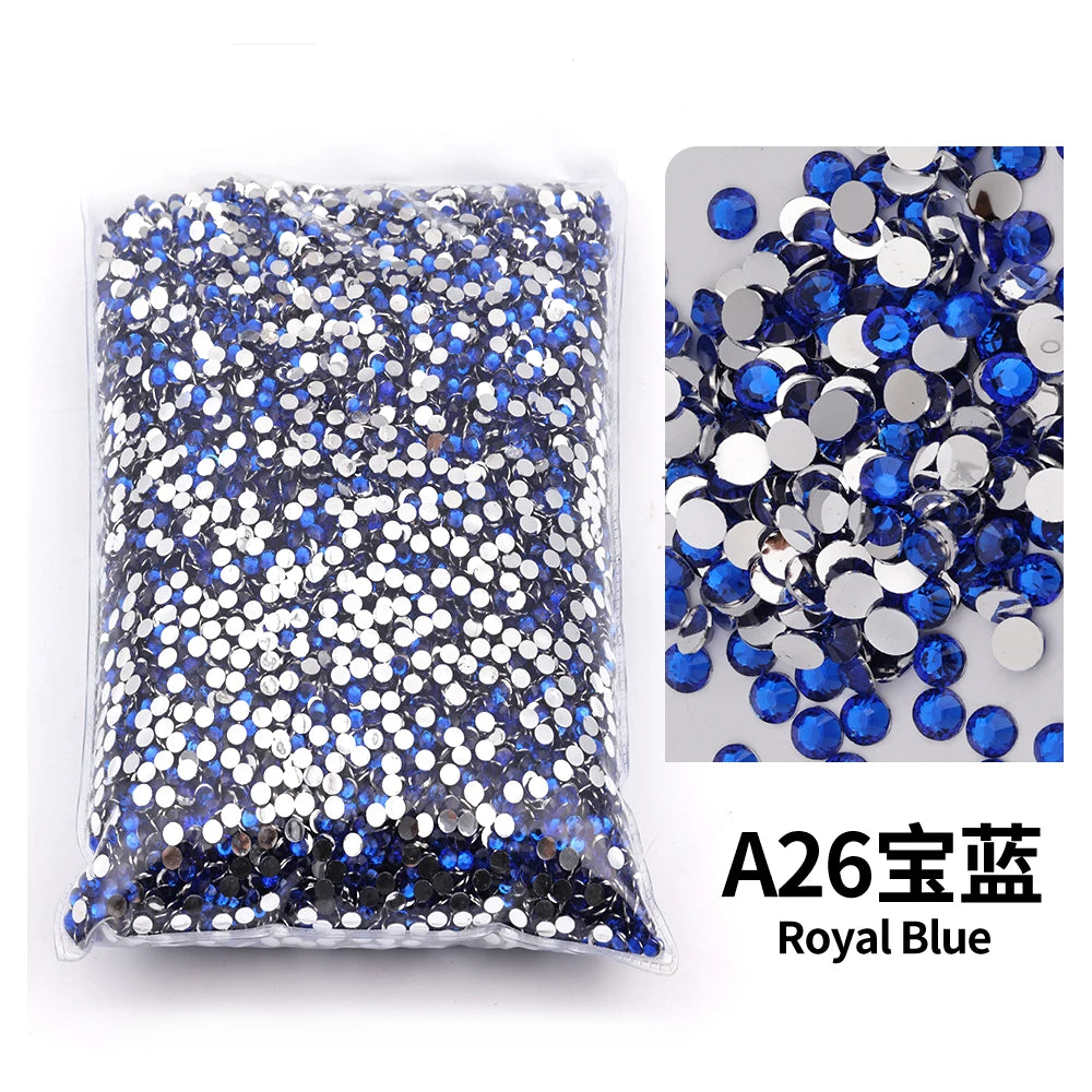 size 2mm,3mm,4mm,5mm,6mm Big Package Resin Non Hot Fix Rhinestones Bulk Wholesale Flat Crystals Nail Diy Glitters Cтразы Stone
