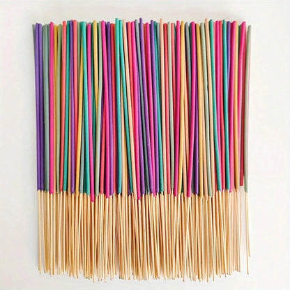 30-240pcs Aromatherapy Incense Sticks Mixed Set Natural Fragrances Lavender Rose Ocean Incense Stick for Home Yoga Meditation