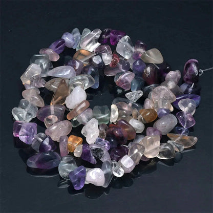 16 inch Natural Stone Beads Chips Beads 5-8mm Irregular Crystal Agate Gravel Beads Diy Bracelet For Jewelly HK058