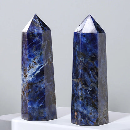 Natural Stone and Crystals Point Wand Witchcraft Rose Quartz Amethyst Home Decor Mineral Reiki Healing Stones Crafts Room Decor