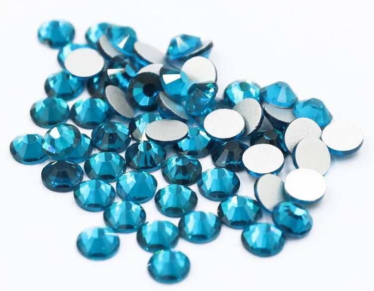 Multi colors SS3-SS30 Non Hot Fix Rhinestones flat back crystal strass glitter stone for DIY manicure 3D nail art fabric garment