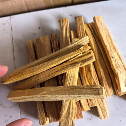 1-20 que que hương Palo Santo tự nhiên thanh gỗ xông đốt dùng để thanh lọc không khí trong nhà, yoga, chữa bệnh, liệu pháp hương thơm, đốt que gỗ