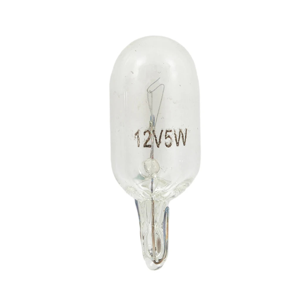 100PCS 194 T10 Clear Wedge Incandescent Instrument Panel Light Bulbs  Cars Trucks Motorcycles Instrument Panel Bulb Lamp