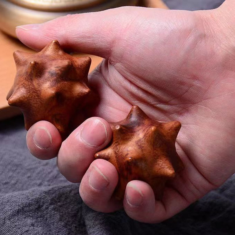 Wood Hand Ball Massage Fidget Autism Toys Therapy Adults Satisfaisant Anti Stress Anxiety Relief Gadget Juguetes Para Ansiedad