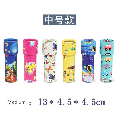 Scalable Rotation Kaleidoscope 30cm Magic Changeful Adjustable Fancy Colored World Toys For Children Autism Kid Puzzle Toy Gifts