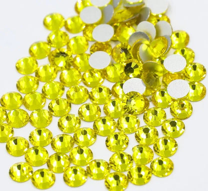 Multi colors SS3-SS30 Non Hot Fix Rhinestones flat back crystal strass glitter stone for DIY manicure 3D nail art fabric garment