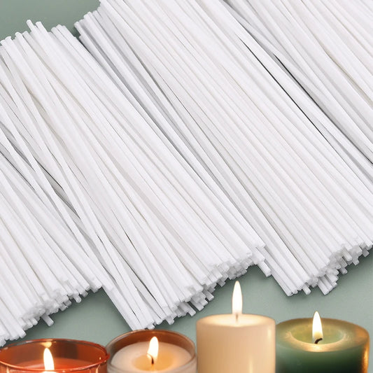 50/100Pcs Candle Wicks Waxed Cotton Set Smokeless Wax Core DIY Soy Wax Core Wax Wicks For Candles Making Supplies