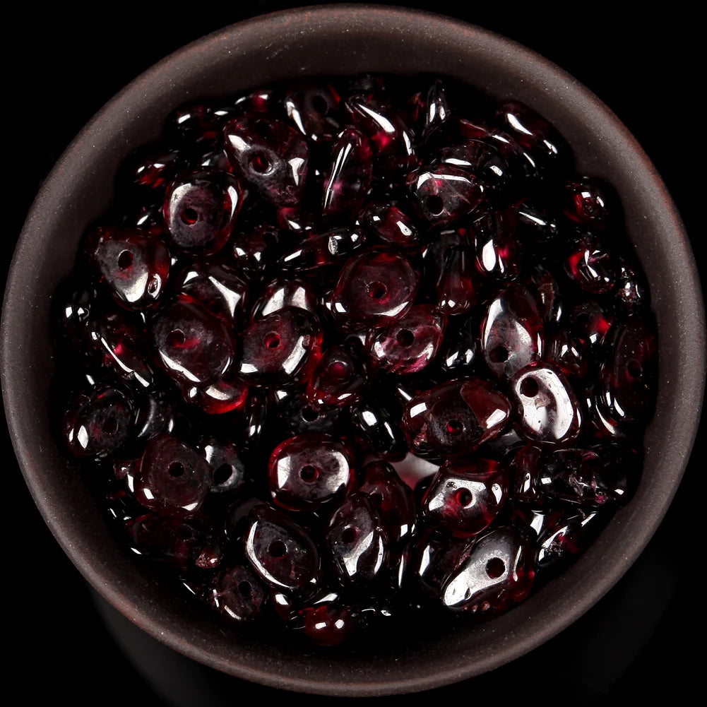 Natural Chips Gravel Stone Irregular Green Fluorite Amethysts Garnet Beads For Jewelry Making DIY Bracelet Necklace Accessories