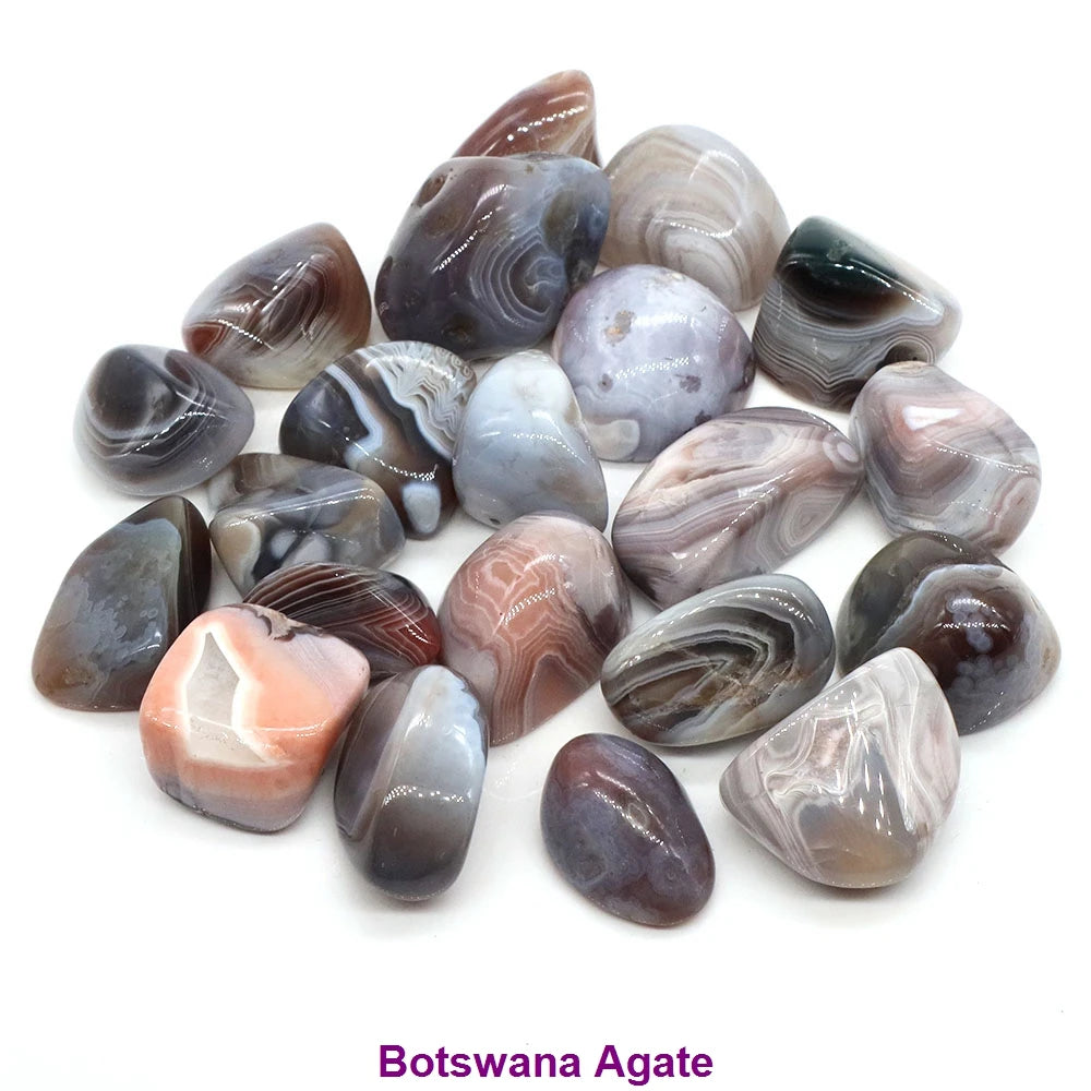 Natural Tumbled Stones Healing Crystal Reiki Quartz Gems Bulk Ore Gravel Energy Mineral Specimen Tank Aquarium Garden Home Decor