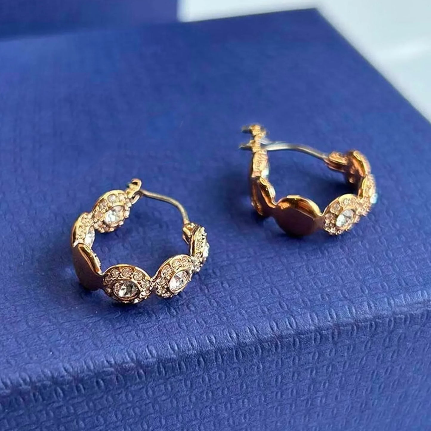 2025 New Original Round Water Drop Crystal High Jewelry Set Fashion Dazzling Women's Bracelet Earring Necklace Ring Wedding Gift