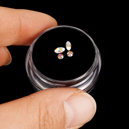 4Pcs/Box Dental Crystal Fashion Teeth Gems Beauty Diamond Tooth Jewelry Ornaments Butterfly Tooth Gems Teeth Jewelry Gem Decor