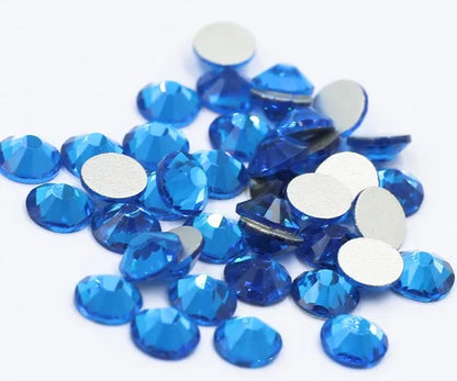 Multi colors SS3-SS30 Non Hot Fix Rhinestones flat back crystal strass glitter stone for DIY manicure 3D nail art fabric garment