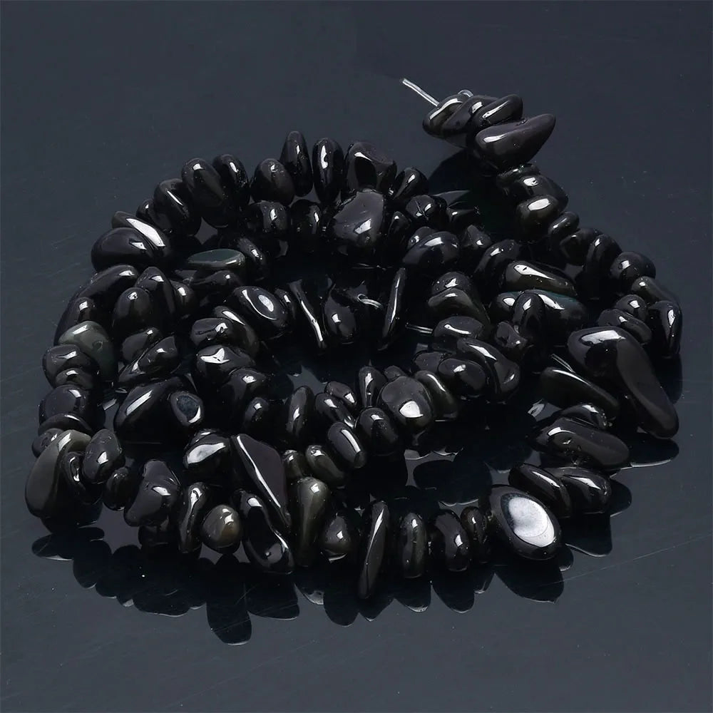 16 inch Natural Stone Beads Chips Beads 5-8mm Irregular Crystal Agate Gravel Beads Diy Bracelet For Jewelly HK058