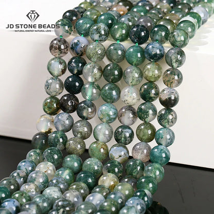 3A Natural Rock Quartz Beads Round Loose Spacer Flaws White Crystal For Jewelry Making Bracelet Necklace Diy Accessory Findings