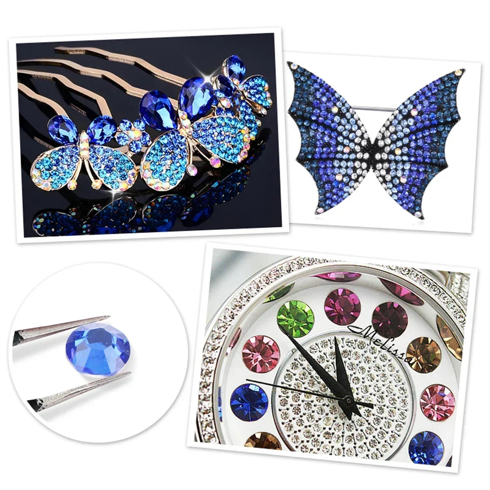 size 2mm,3mm,4mm,5mm,6mm Big Package Resin Non Hot Fix Rhinestones Bulk Wholesale Flat Crystals Nail Diy Glitters Cтразы Stone