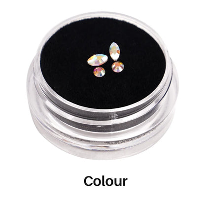 4Pcs/Box Dental Crystal Fashion Teeth Gems Beauty Diamond Tooth Jewelry Ornaments Butterfly Tooth Gems Teeth Jewelry Gem Decor