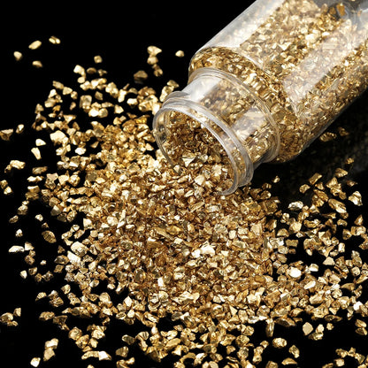 30g/Bottle Glass Crushed Stones Resin Fillings for DIY Epoxy Resin Mold Irregular Crystal Nail Art Decoration Jewelry Making