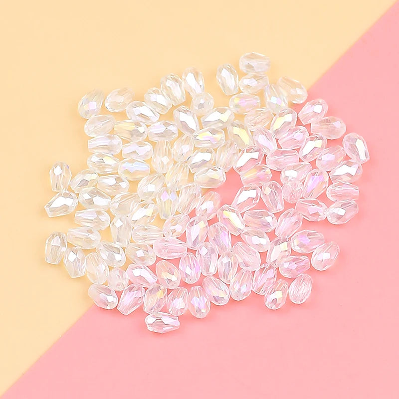 High-grade exquisite Austrian color crystal beads 3X5mm/100PCS crystal faceted beads jewelry DIY bracelet necklace accessories