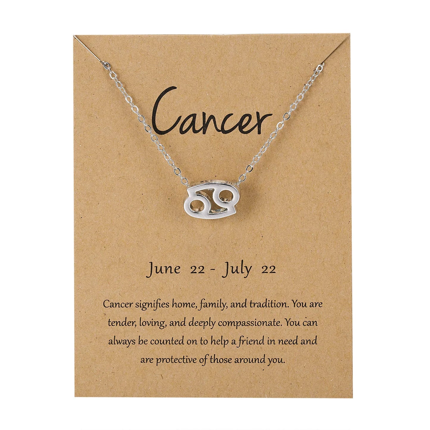 12 Horoscope Silver Color Pendant Necklace for Men Women Taurus Aries Leo Pisces Virgo 12 Constellations Jewelry Holiday Gifts