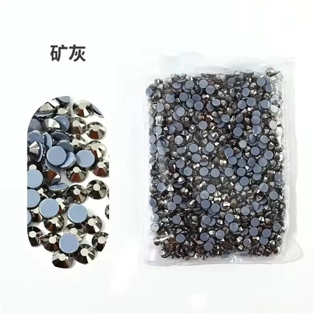 High Quality bulk Hotfix Rhinestones Ss6-ss30 Стразы Flatback Stones Glitter Crystal And Strass For Diy Nail Accessories