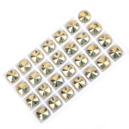 VC All Size Crystal Rhinestone AB Round Flatback Clothing Shell Beads Wedding Accessories Are Used For Decoration And DIY