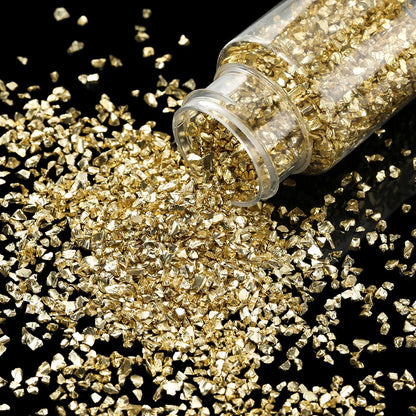 30g/Bottle Glass Crushed Stones Resin Fillings for DIY Epoxy Resin Mold Irregular Crystal Nail Art Decoration Jewelry Making