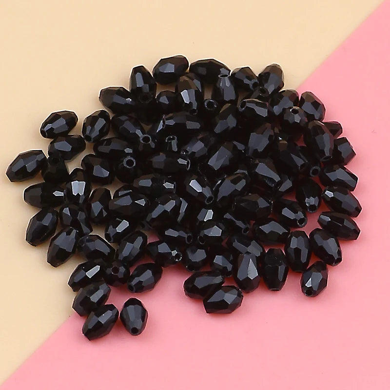 High-grade exquisite Austrian color crystal beads 3X5mm/100PCS crystal faceted beads jewelry DIY bracelet necklace accessories