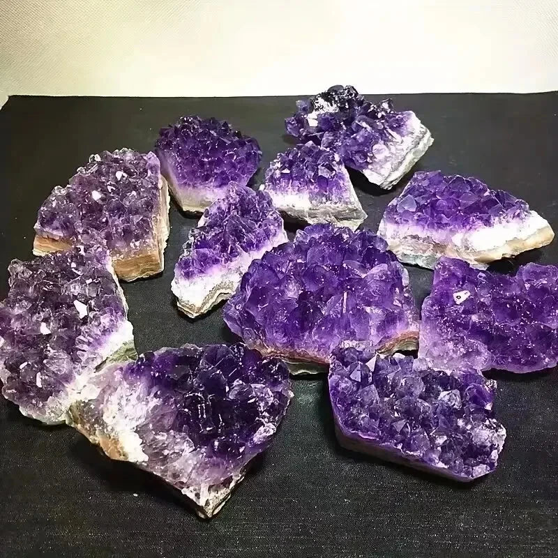 High Quality Natural Amethyst Geode Healing Crystal Amethyst Carved Clusters for Home Decor