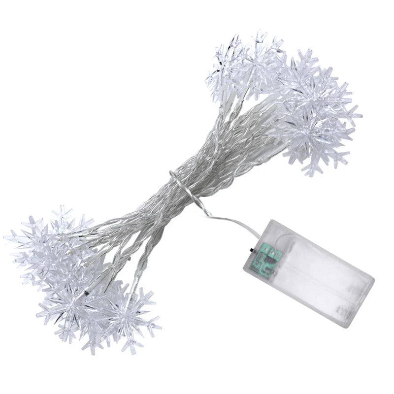 Dây Đèn LED Snowflake Trang Trí Nhà Cửa Giáng Sinh Đám Cưới Đèn Trang Trí Giáng Sinh Tại Nhà Trang Trí Tiệc Navidad